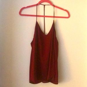 Haute Hippie T back silk cami